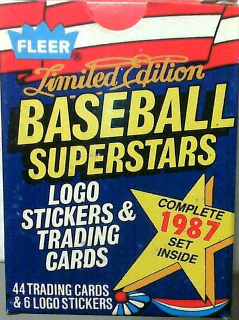 Topps Total 1987 Fleer Limited Edition Baseball Superstars Set LOADED with Stars and Hall of Famers including George Brett, Roger Clemens, Tony Gwynn, Pete Rose, Mike Schmidt, Don Mattingly and Robin Yount Plus - Image 1